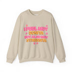 I Feel Muy Bonita But Also Muy Stressita Latina Comfy Sweater | Girly Funny Latino Sayings | 3 Colors Sweatshirt La Vie Bien I Feel Muy Bonita But Also Muy Stressita Latina Comfy Sweater | Girly Funny Latino Sayings | 3 Colors