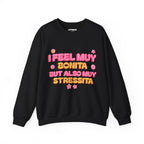 I Feel Muy Bonita But Also Muy Stressita Latina Comfy Sweater | Girly Funny Latino Sayings | 3 Colors Sweatshirt La Vie Bien I Feel Muy Bonita But Also Muy Stressita Latina Comfy Sweater | Girly Funny Latino Sayings | 3 Colors