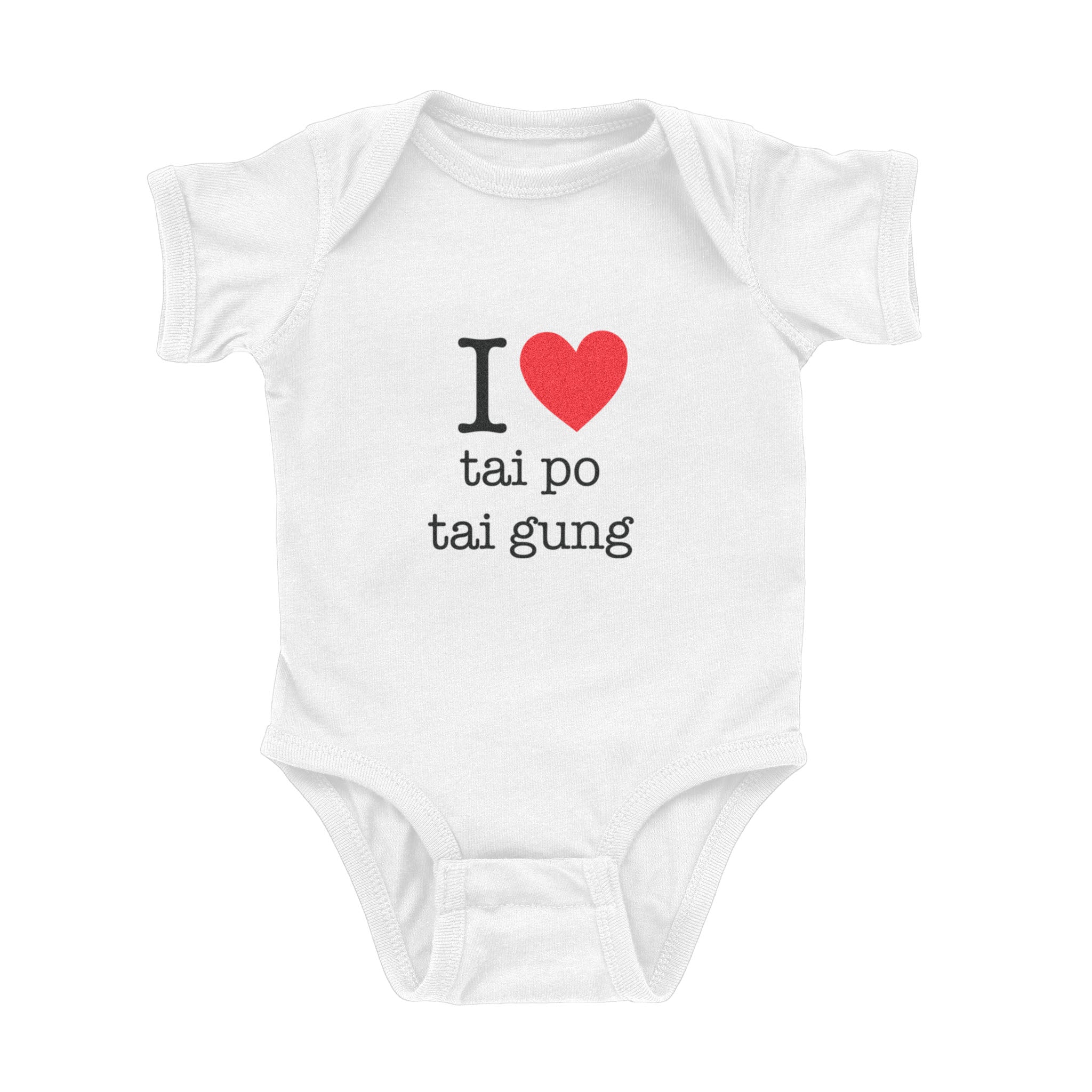 I ♡ Great Grandma & Grandpa Cantonese Onesie (Maternal) onesies La Vie Bien I ♡ Great Grandma & Grandpa Cantonese Onesie (Maternal)