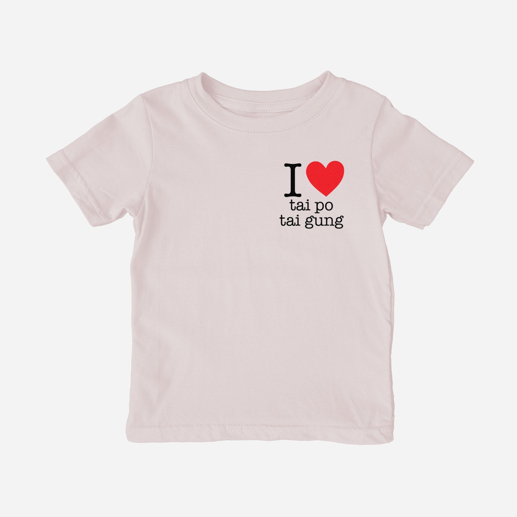 I ♡ Great Grandma & Grandpa Cantonese Toddler Shirt (Maternal) tshirts La Vie Bien I ♡ Great Grandma & Grandpa Cantonese Toddler Shirt (Maternal)