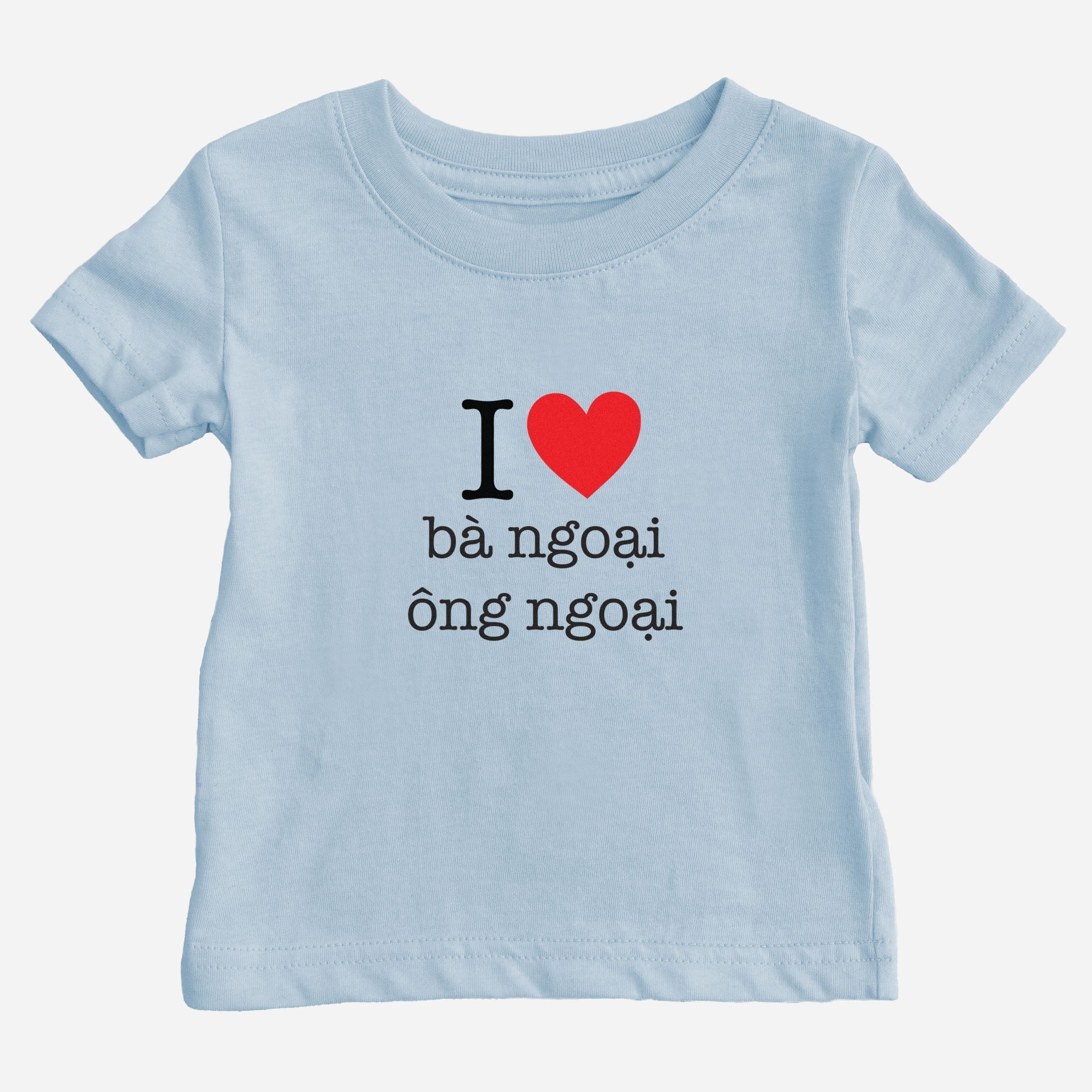 I Heart Grandma & Grandpa Vietnamese Baby T-Shirt (Maternal) tshirts La Vie Bien I Heart Grandma & Grandpa Vietnamese Baby T-Shirt (Maternal)