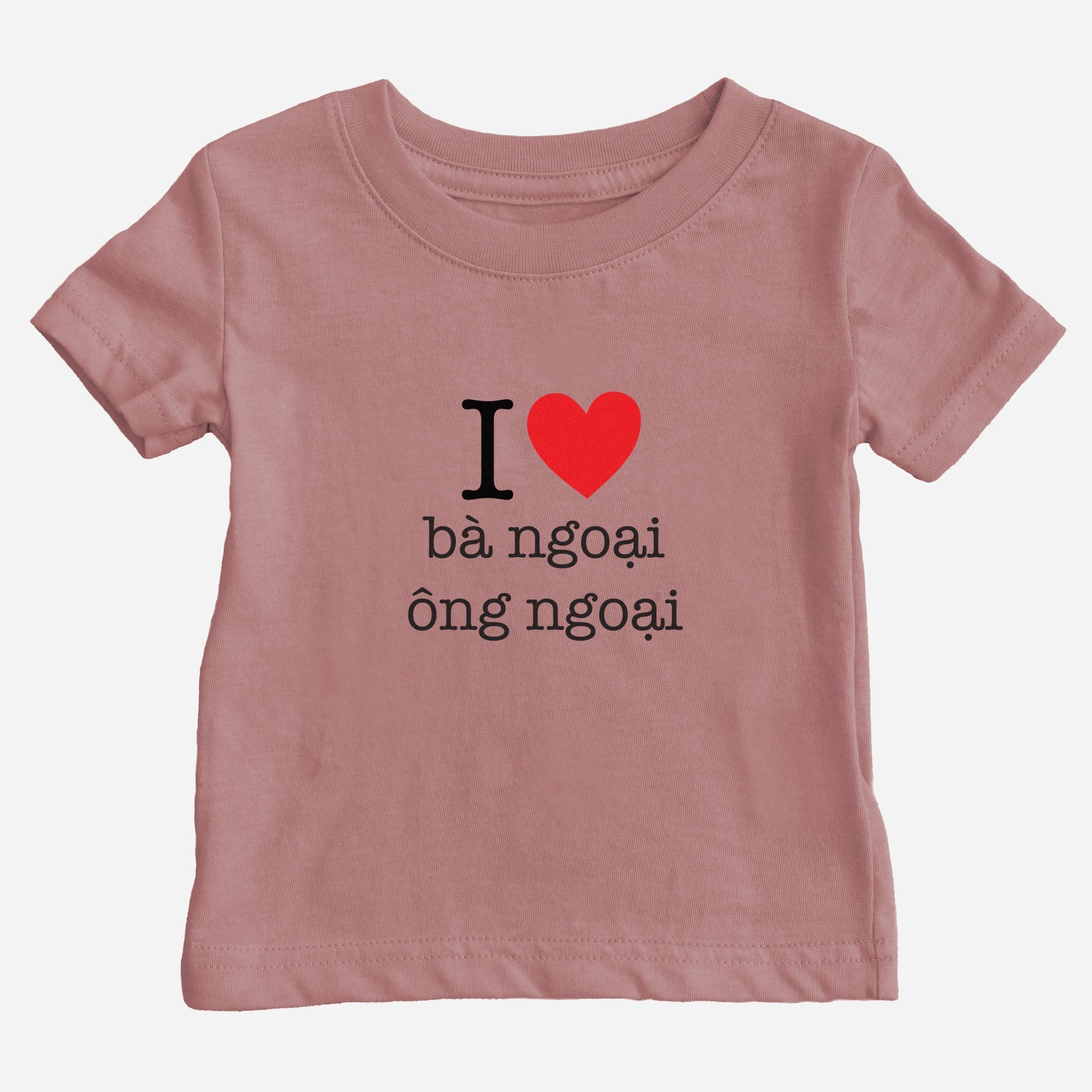 I Heart Grandma & Grandpa Vietnamese Baby T-Shirt (Maternal) tshirts La Vie Bien I Heart Grandma & Grandpa Vietnamese Baby T-Shirt (Maternal)
