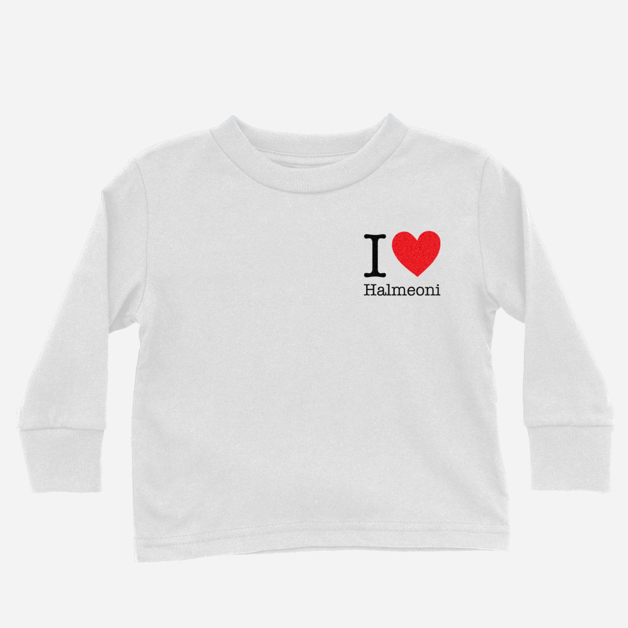 I Heart Grandma/ Halmeoni Korean Long Sleeve Shirt (Toddler) long sleeves La Vie Bien I Heart Grandma/ Halmeoni Korean Long Sleeve Shirt (Toddler)
