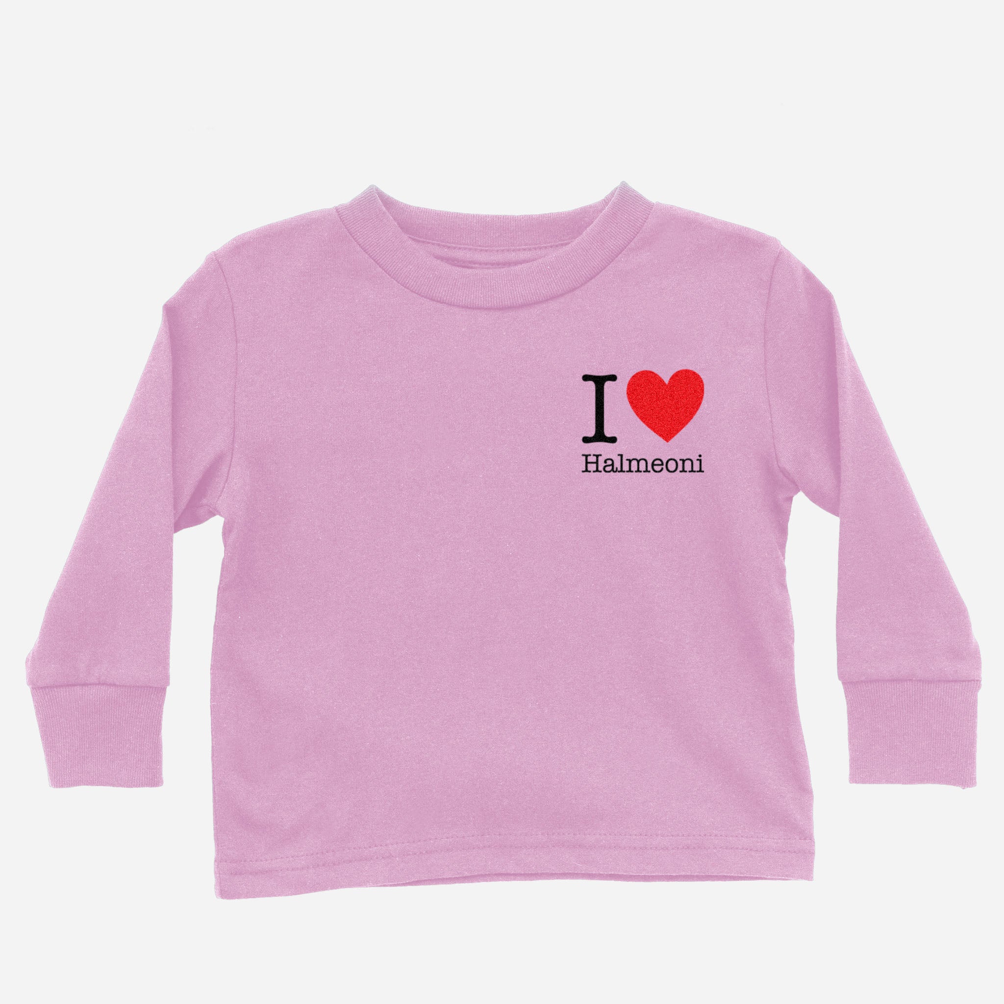 I Heart Grandma/ Halmeoni Korean Long Sleeve Shirt (Toddler) long sleeves La Vie Bien I Heart Grandma/ Halmeoni Korean Long Sleeve Shirt (Toddler)