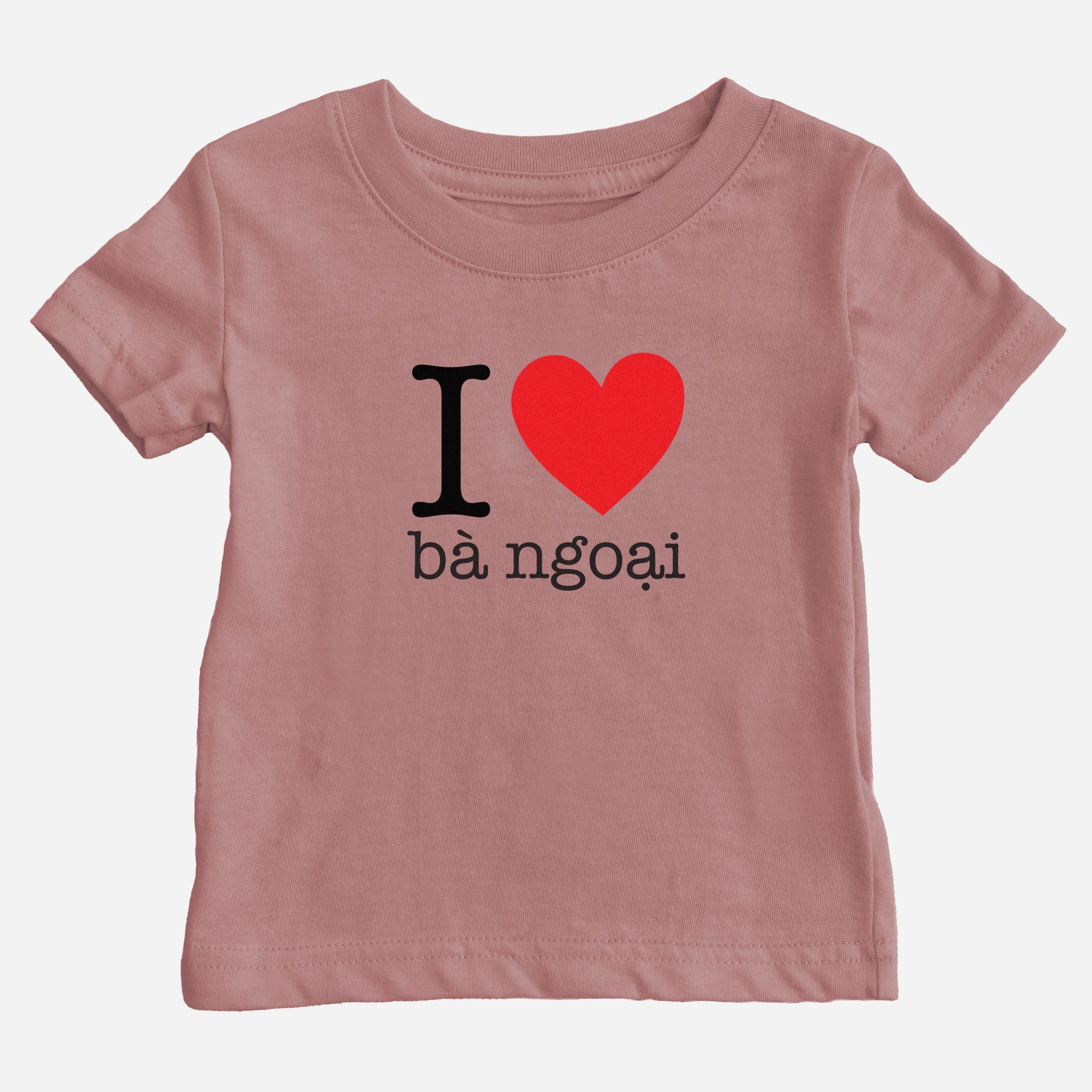 I Heart Grandma Vietnamese Baby T-Shirt (Maternal) tshirts La Vie Bien I Heart Grandma Vietnamese Baby T-Shirt (Maternal)