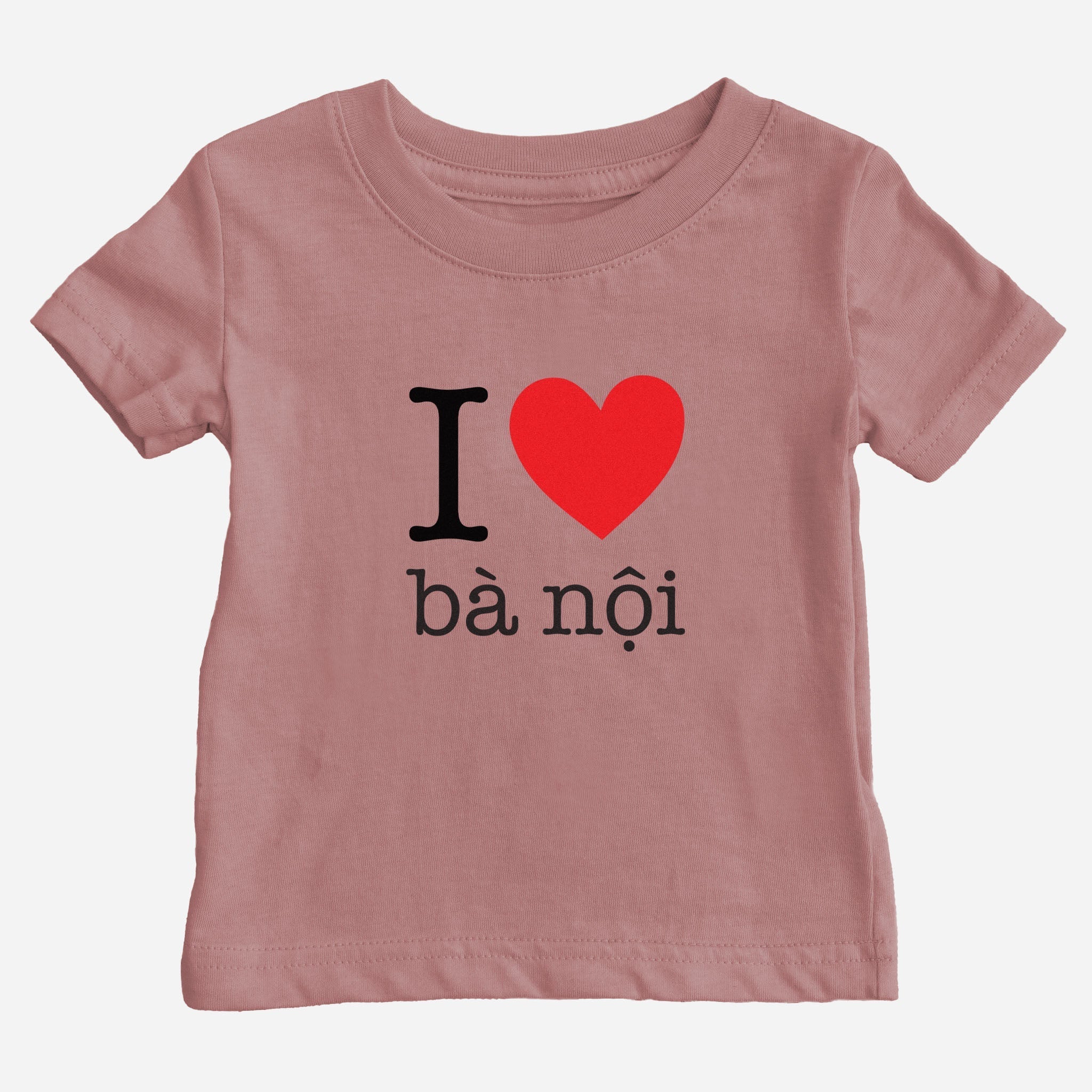 I Heart Grandma Vietnamese Baby T-Shirt (Paternal) tshirts La Vie Bien I Heart Grandma Vietnamese Baby T-Shirt (Paternal)