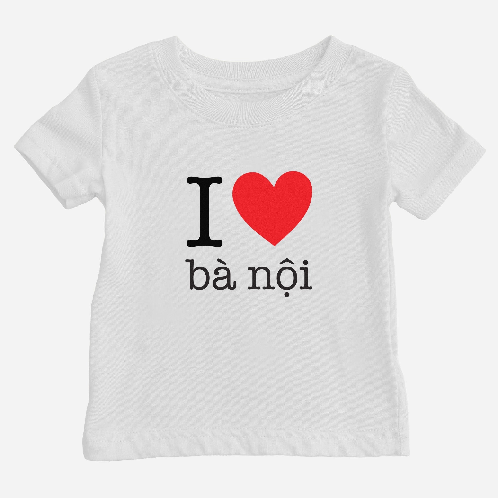 I Heart Grandma Vietnamese Baby T-Shirt (Paternal) tshirts La Vie Bien I Heart Grandma Vietnamese Baby T-Shirt (Paternal)