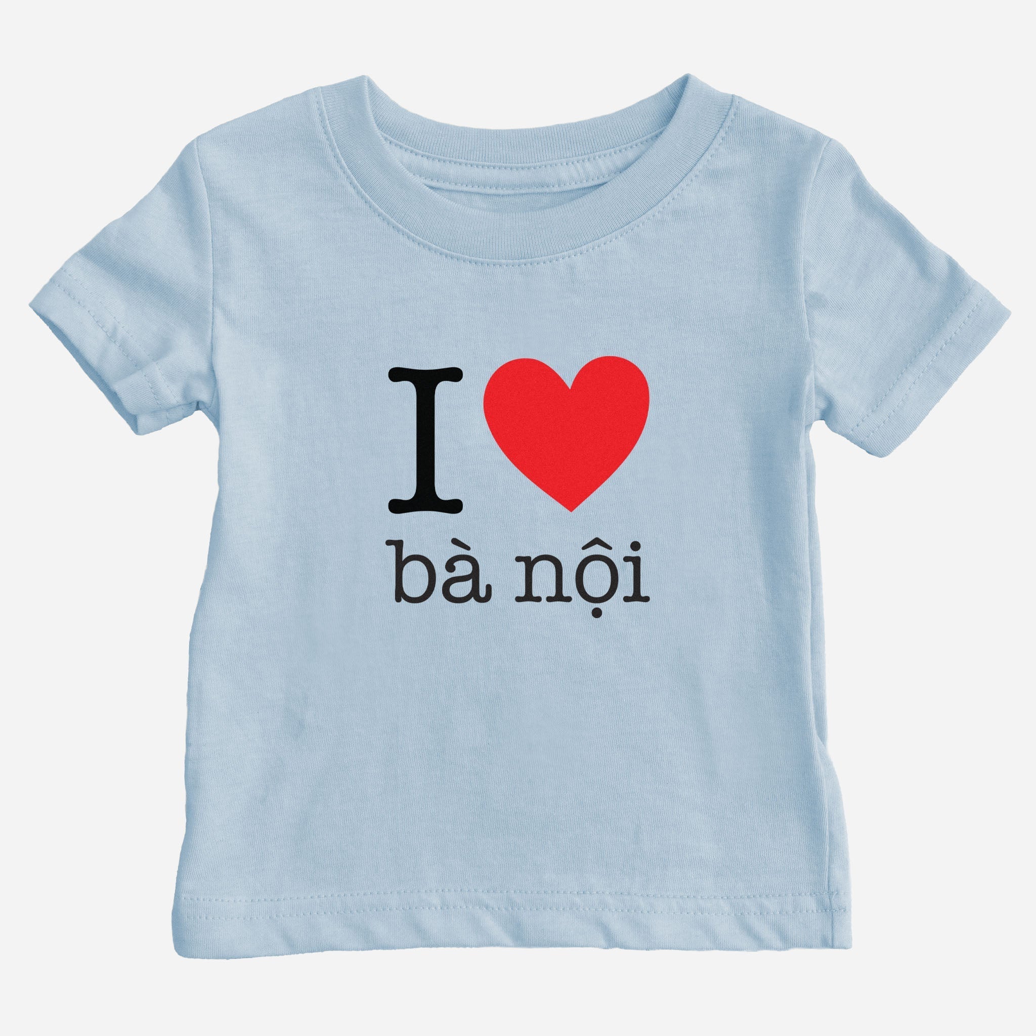 I Heart Grandma Vietnamese Baby T-Shirt (Paternal) tshirts La Vie Bien I Heart Grandma Vietnamese Baby T-Shirt (Paternal)