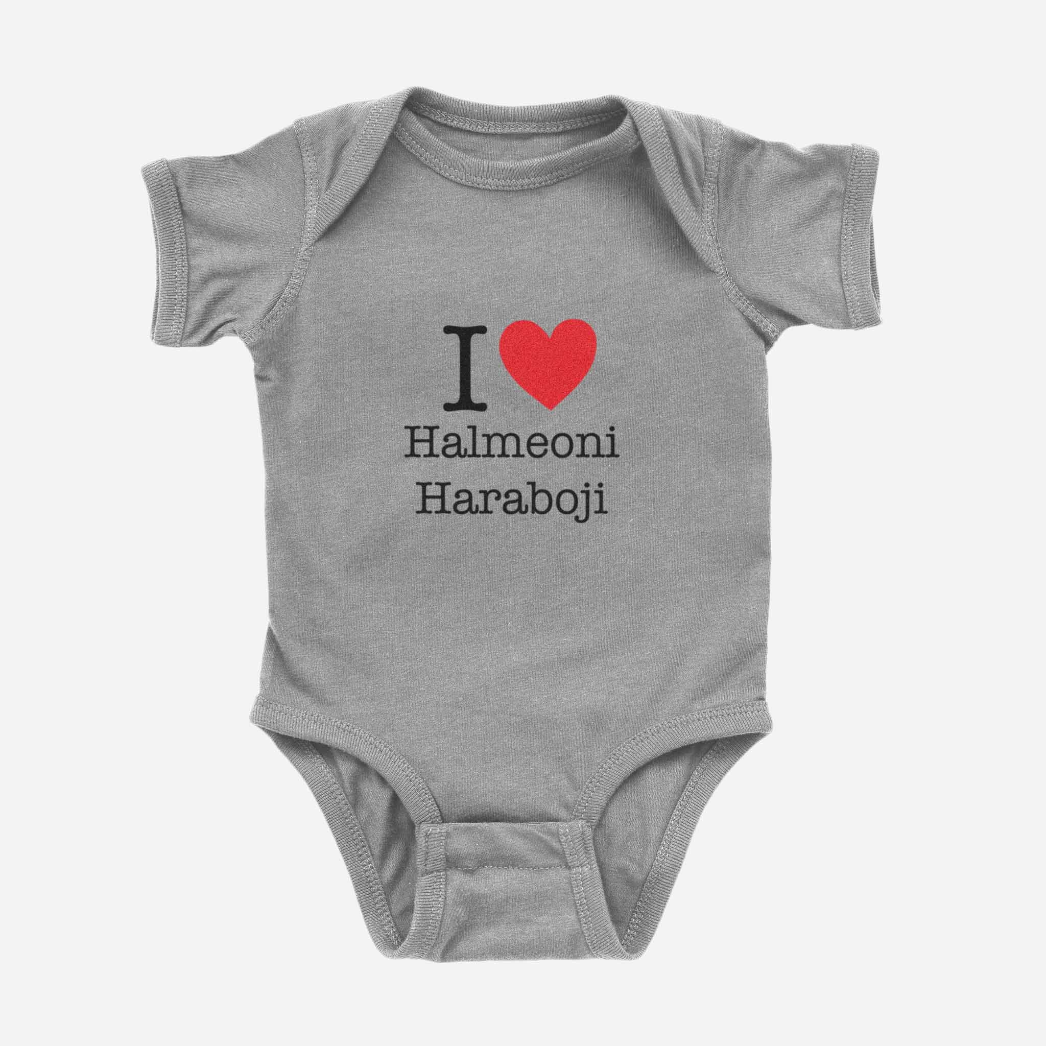 I Heart Halmeoni Haraboji Onesie onesies La Vie Bien I Heart Halmeoni Haraboji Onesie