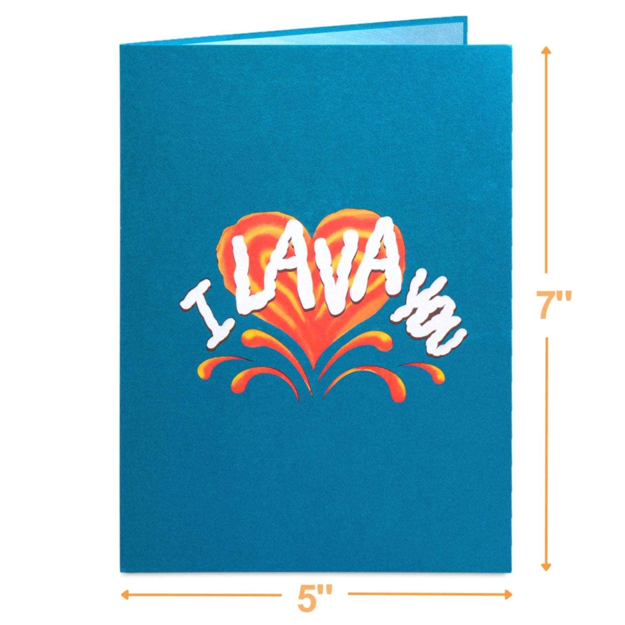 I Lava You Dad 3D Pop Up Card by Paper Love
