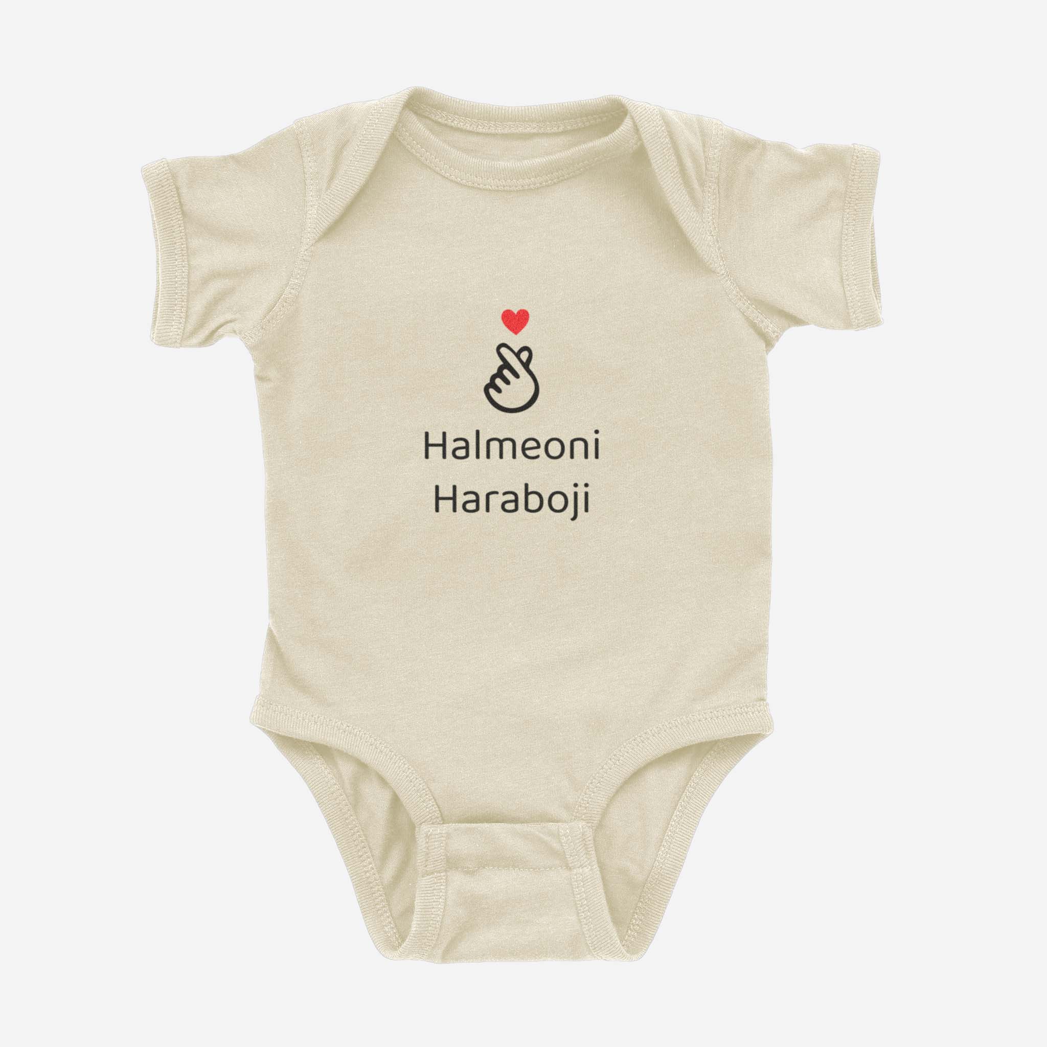 I love Halmeoni Haraboji Onesie onesies La Vie Bien I love Halmeoni Haraboji Onesie