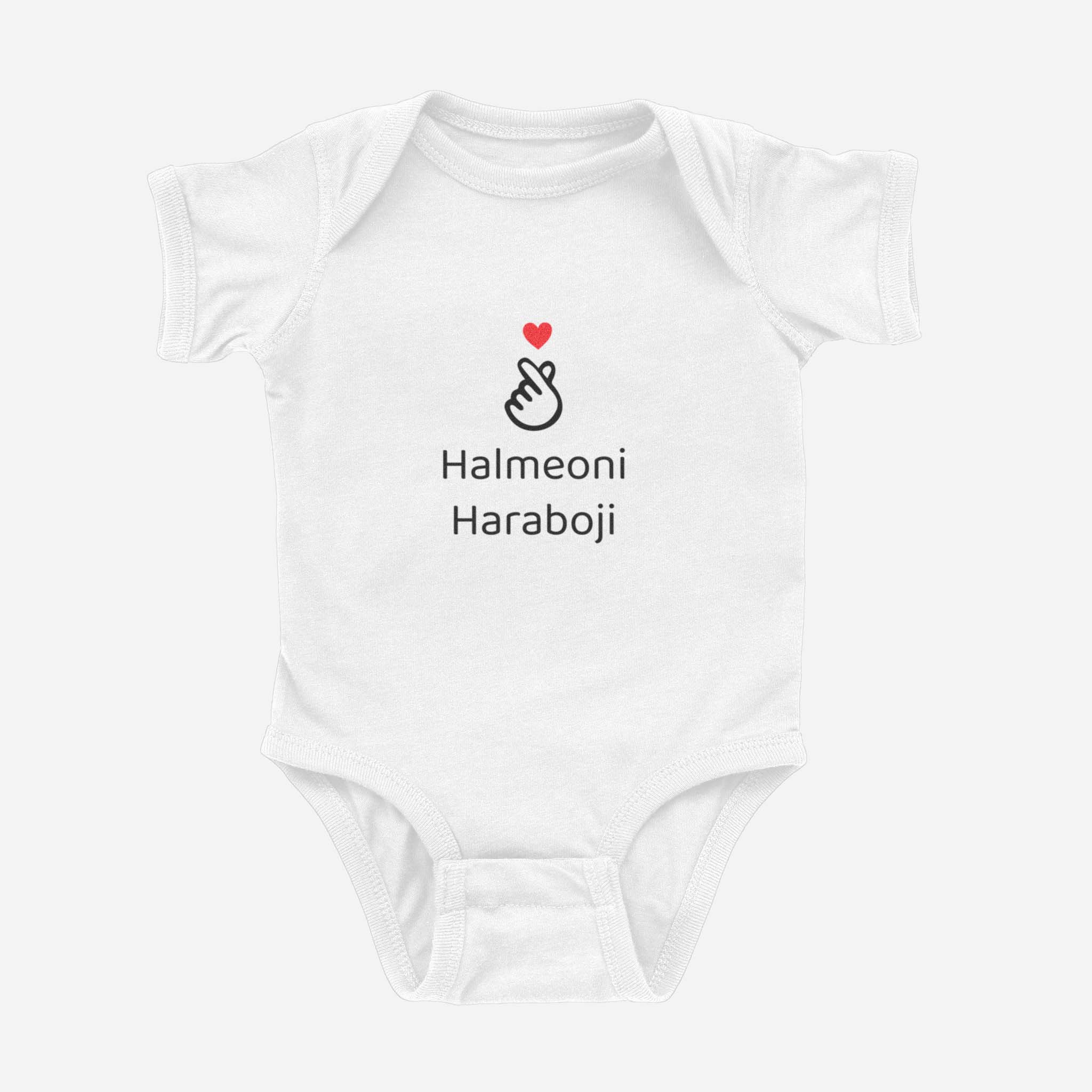 I love Halmeoni Haraboji Onesie onesies La Vie Bien I love Halmeoni Haraboji Onesie