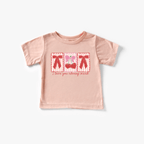 I love you Cherry Much Stamps toddler and youth tee shirt, Valentine's Day collection by Benny and Ray Apparel