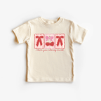 I love you Cherry Much Stamps toddler and youth tee shirt, Valentine's Day collection by Benny and Ray Apparel