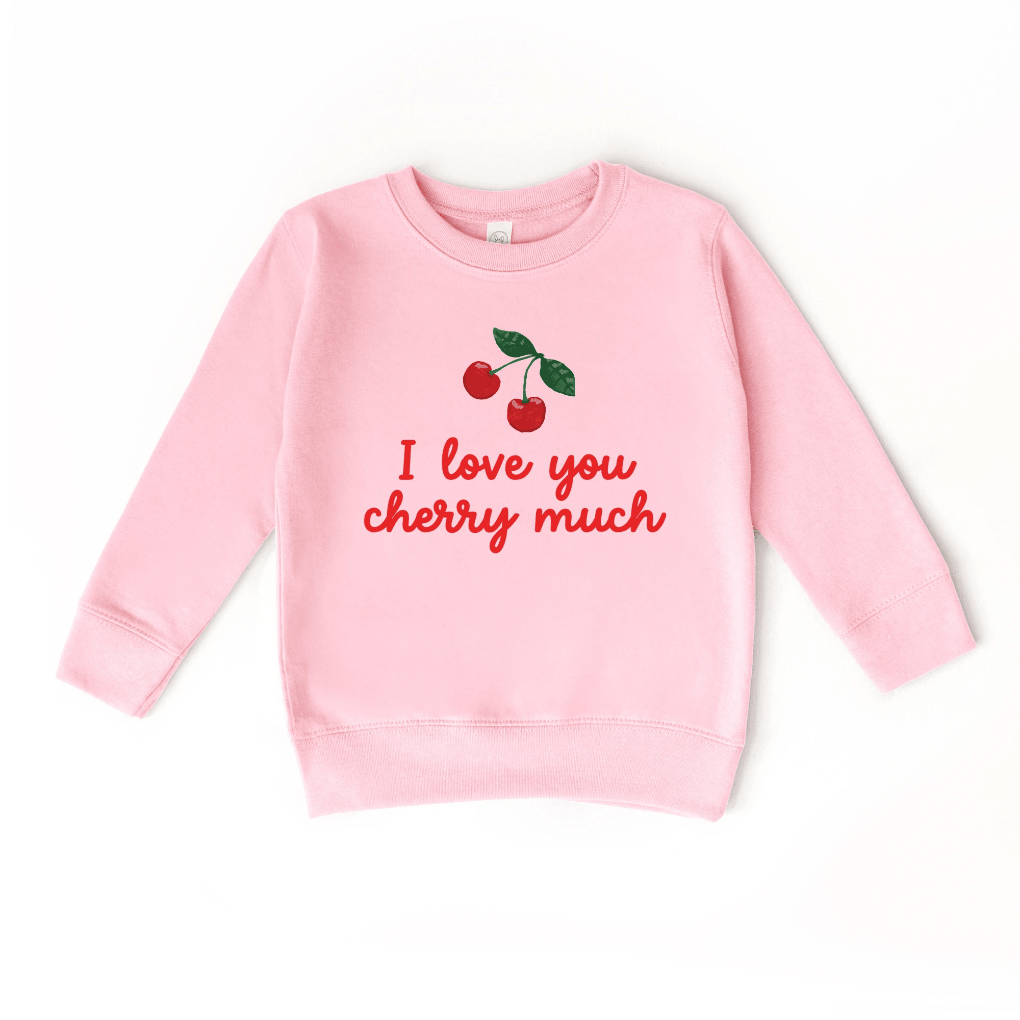 I love you Cherry Much toddler and youth Sweater, Valentine's Day collection by Benny and Ray Apparel