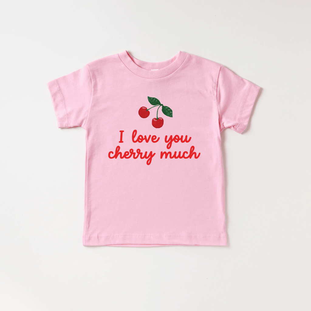 I love you Cherry Much toddler and youth tee shirt, Valentine's Day collection by Benny and Ray Apparel