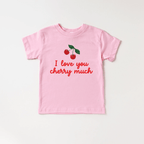 I love you Cherry Much toddler and youth tee shirt, Valentine's Day collection by Benny and Ray Apparel