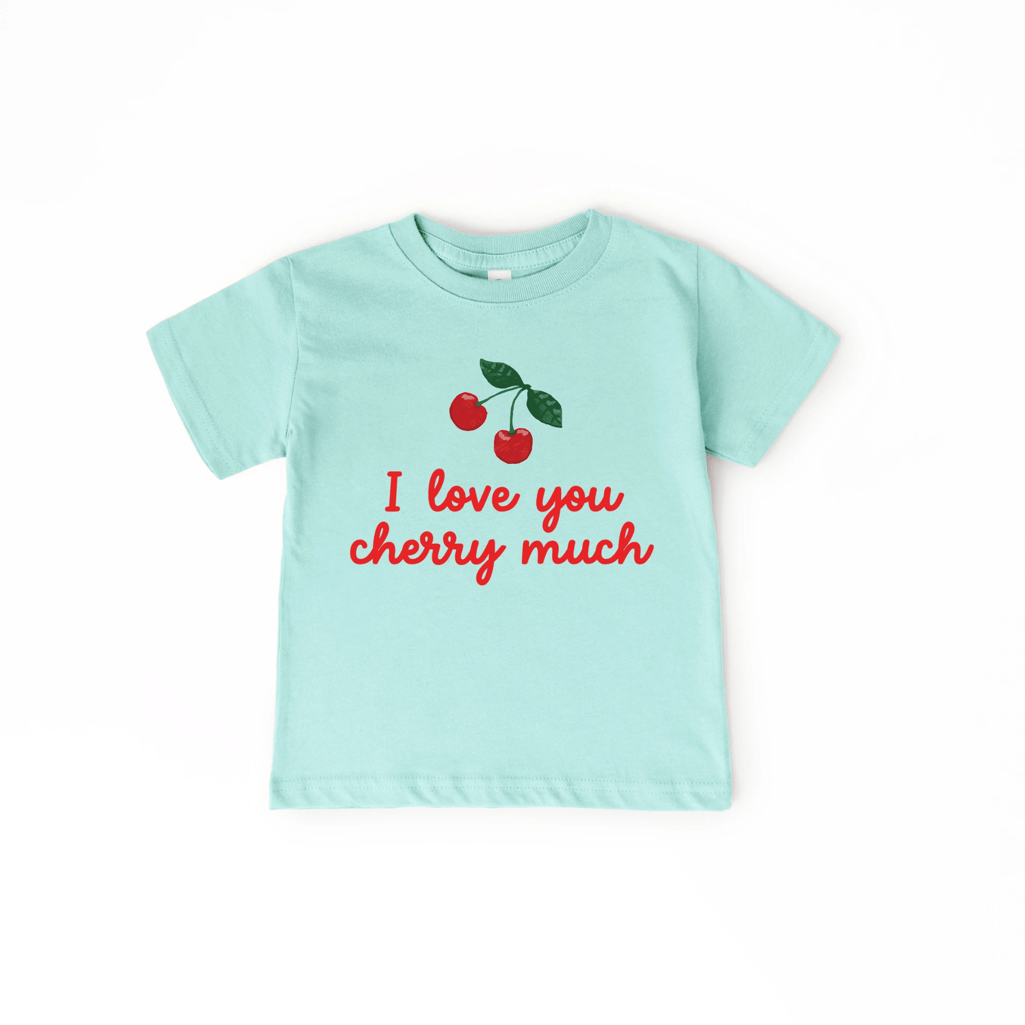 I love you Cherry Much toddler and youth tee shirt, Valentine's Day collection by Benny and Ray Apparel