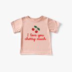 I love you Cherry Much toddler and youth tee shirt, Valentine's Day collection by Benny and Ray Apparel