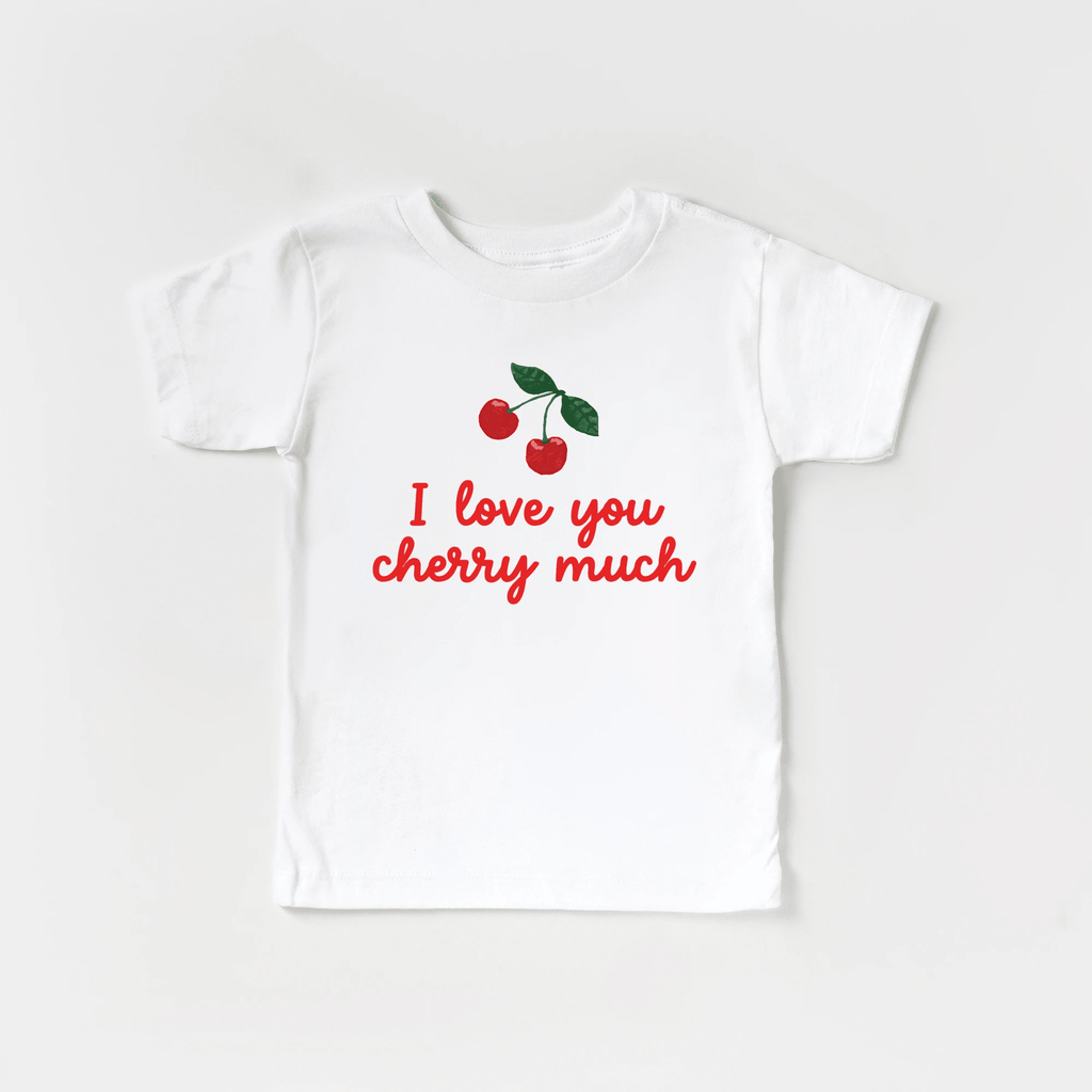 I love you Cherry Much toddler and youth tee shirt, Valentine's Day collection by Benny and Ray Apparel