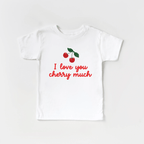 I love you Cherry Much toddler and youth tee shirt, Valentine's Day collection by Benny and Ray Apparel