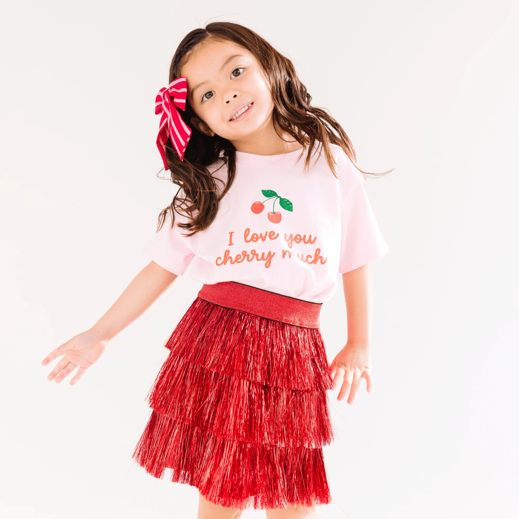 I love you Cherry Much toddler and youth tee shirt, Valentine's Day collection by Benny and Ray Apparel