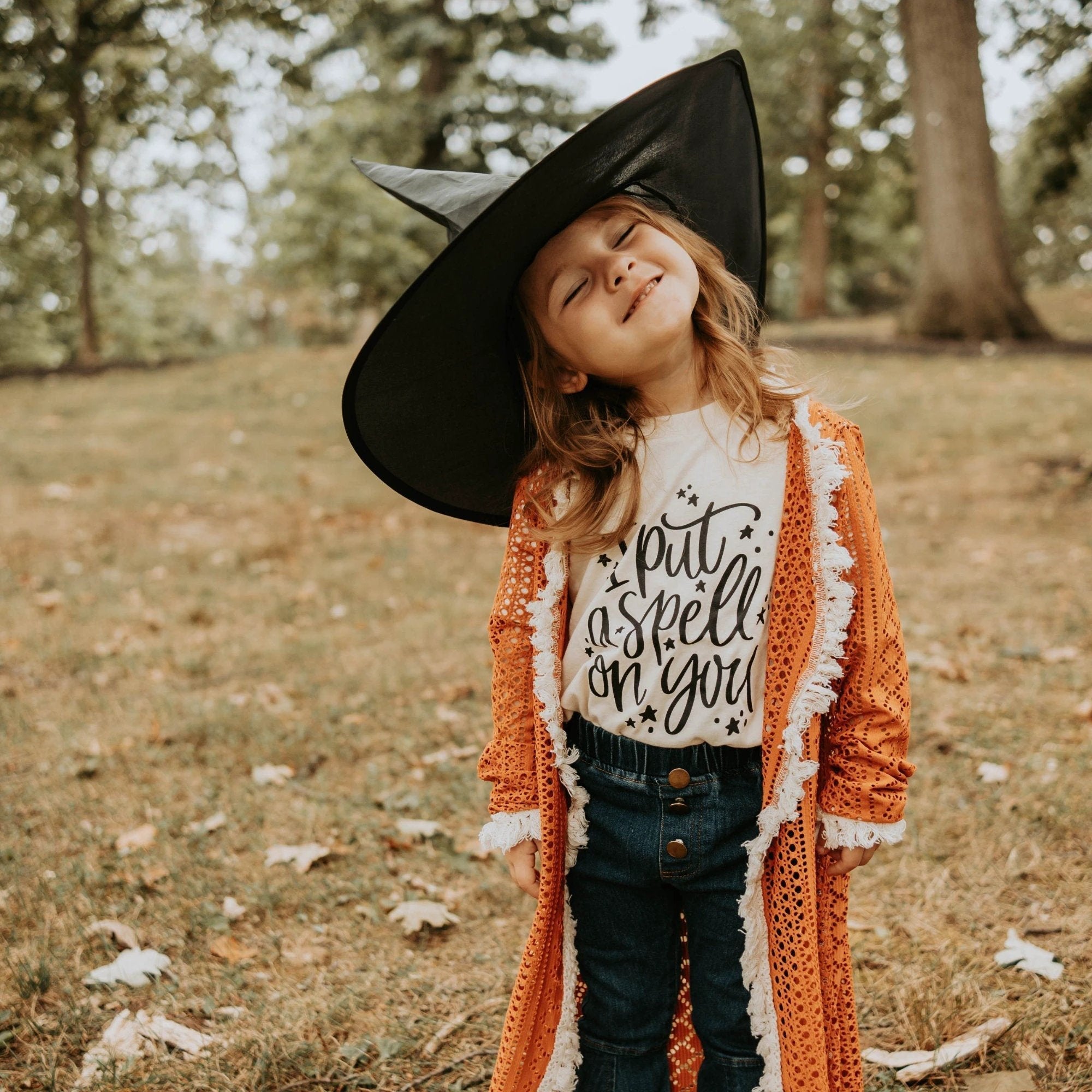 I Put a Spell on You toddler and youth tee shirt, Halloween collection by Benny and Ray Apparel