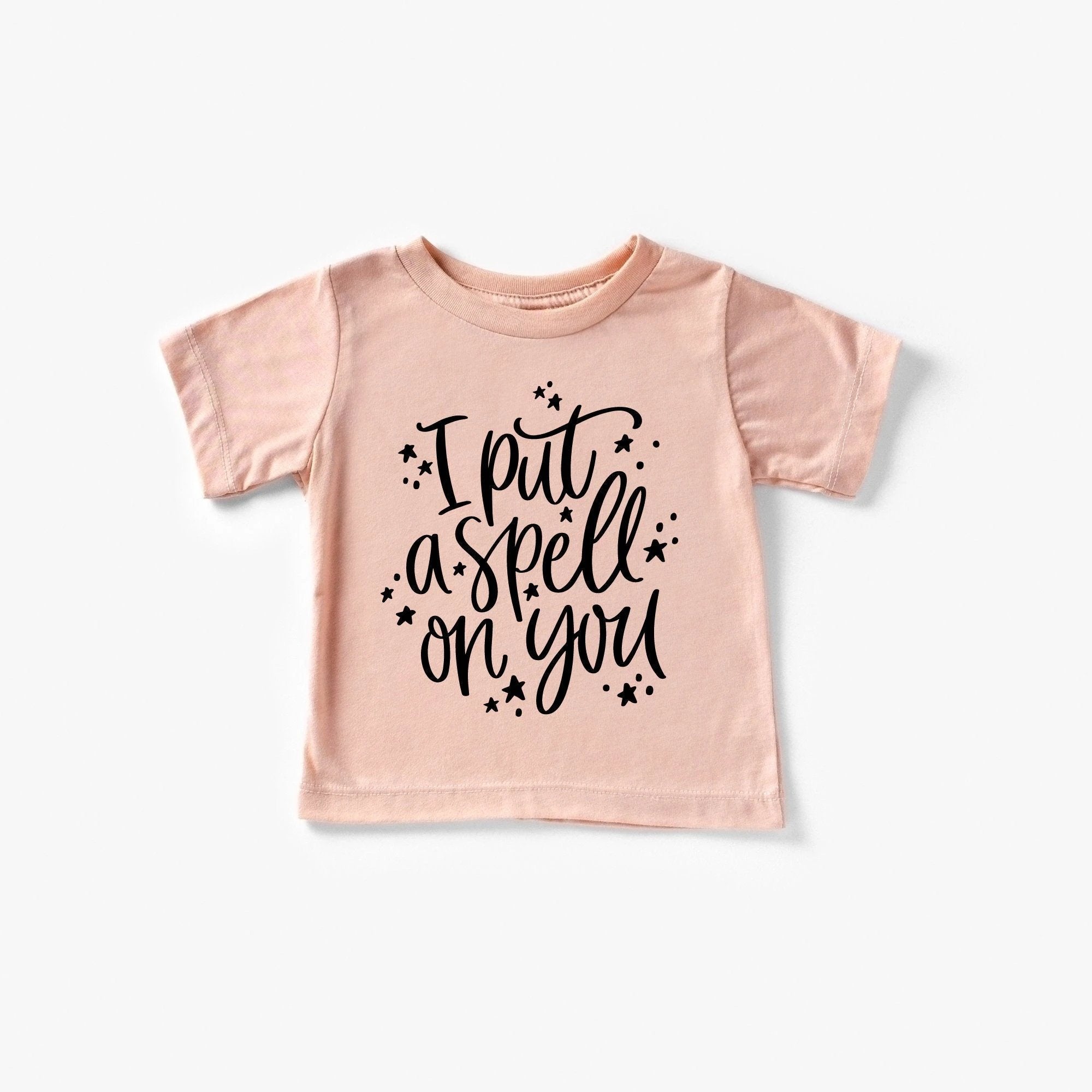 I Put a Spell on You toddler and youth tee shirt, Halloween collection by Benny and Ray Apparel