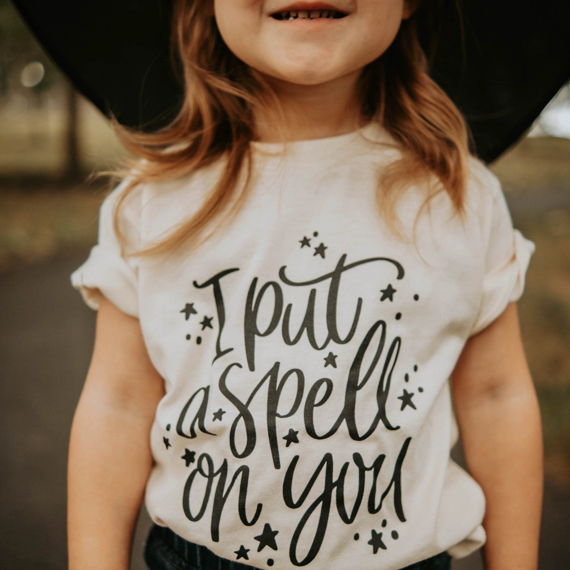 I Put a Spell on You toddler and youth tee shirt, Halloween collection by Benny and Ray Apparel