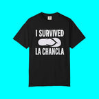 I Survived La Chancla T-shirt | Chancleta Joke Design | 3 Colors T-Shirt La Vie Bien I Survived La Chancla T-shirt | Chancleta Joke Design | 3 Colors