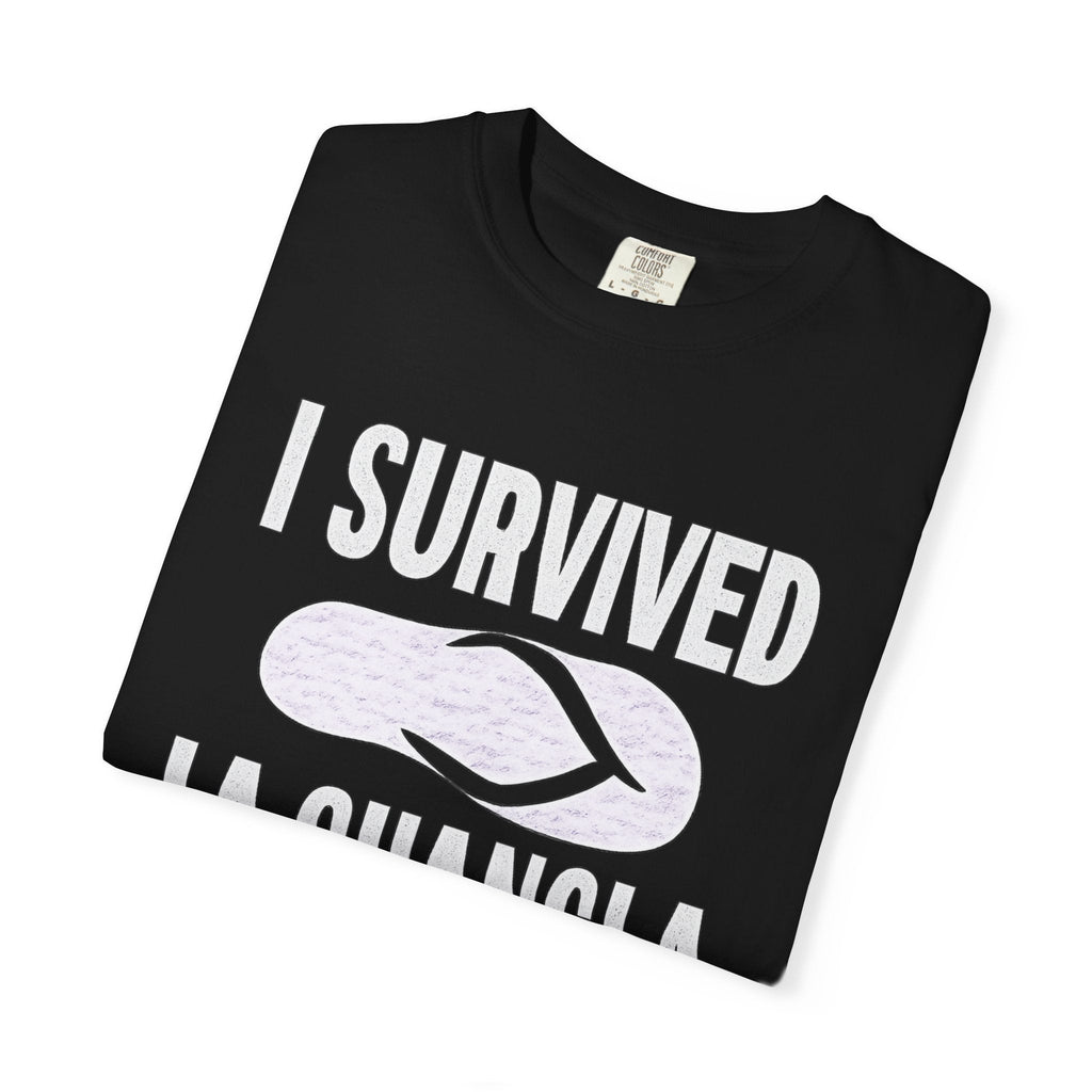 I Survived La Chancla T-shirt | Chancleta Joke Design | 3 Colors T-Shirt La Vie Bien I Survived La Chancla T-shirt | Chancleta Joke Design | 3 Colors
