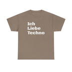 Ich Liebe Techno (I love techno) German Unisex Tee T-Shirt La Vie Bien Ich Liebe Techno (I love techno) German Unisex Tee