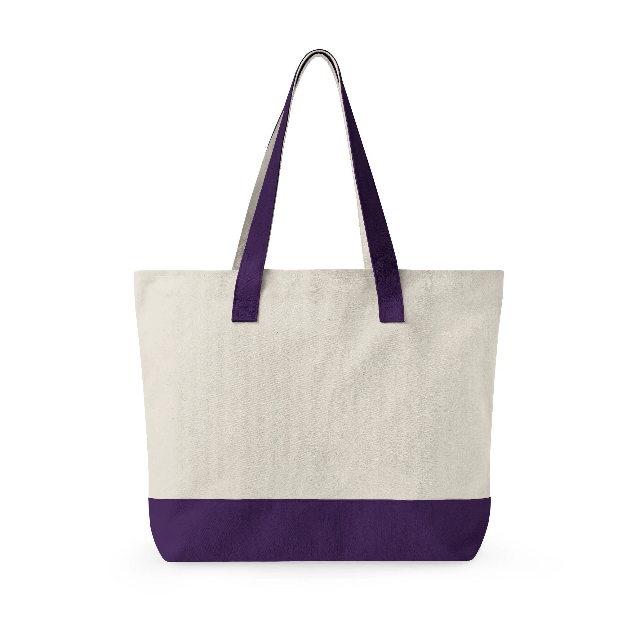 Ich verstehe nur Bahnhof train design Zippered Canvas Tote, funny German phrase, vintage trains