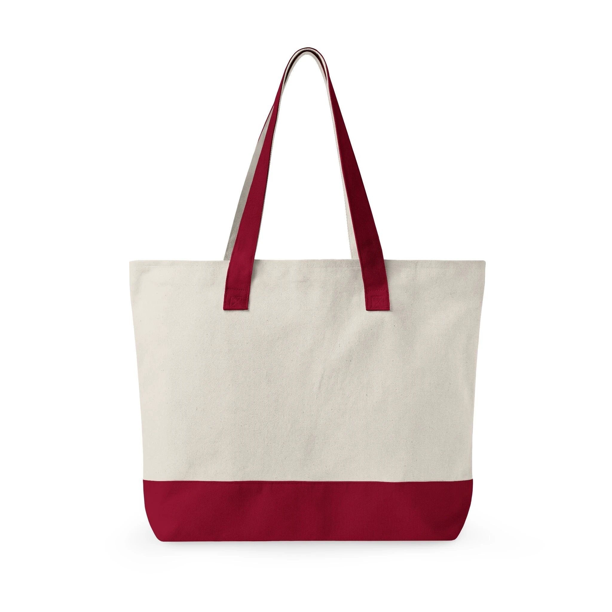 Ich verstehe nur Bahnhof train design Zippered Canvas Tote, funny German phrase, vintage trains