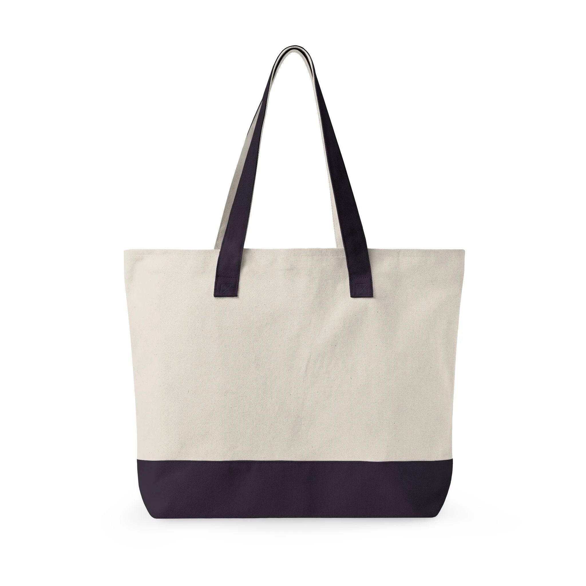 Ich verstehe nur Bahnhof train design Zippered Canvas Tote, funny German phrase, vintage trains
