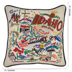Idaho Hand - Embroidered Pillow Pillows La Vie Bien Idaho Hand - Embroidered Pillow