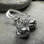 Idalia Irish Claddagh Earrings in Sterling Silver Dangle Earrings La Vie Bien Idalia Irish Claddagh Earrings in Sterling Silver