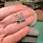 Idalia Irish Claddagh Earrings in Sterling Silver Dangle Earrings La Vie Bien Idalia Irish Claddagh Earrings in Sterling Silver