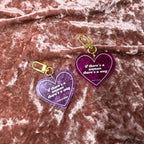 If There's A Woman There's A Way Heart Shaped Keychain by The Bullish Store
