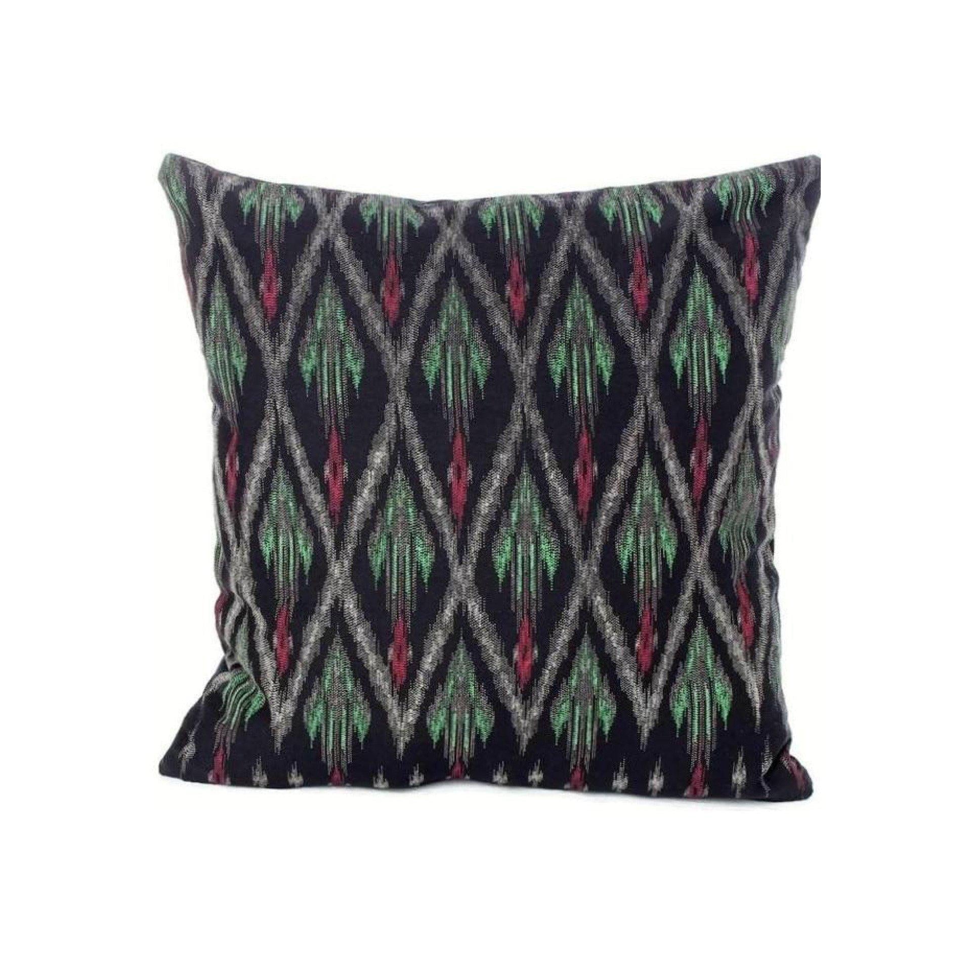 Ikat Pillow Cover - Thailand Decor La Vie Bien Ikat Pillow Cover - Thailand