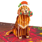 Christmas Dog Pop Up Card by Paper Love