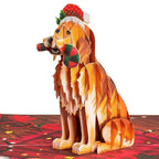 Christmas Dog Pop Up Card by Paper Love