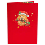 Christmas Dog Pop Up Card by Paper Love