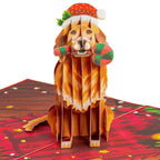 Christmas Dog Pop Up Card by Paper Love