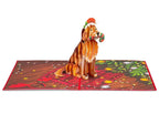Christmas Dog Pop Up Card by Paper Love