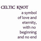 Endless Love Celtic Knot Necklace in Sterling Silver