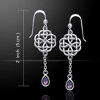 Kate Celtic Knot Earrings in Sterling Silver