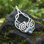 Endless Love Celtic Knot Necklace in Sterling Silver