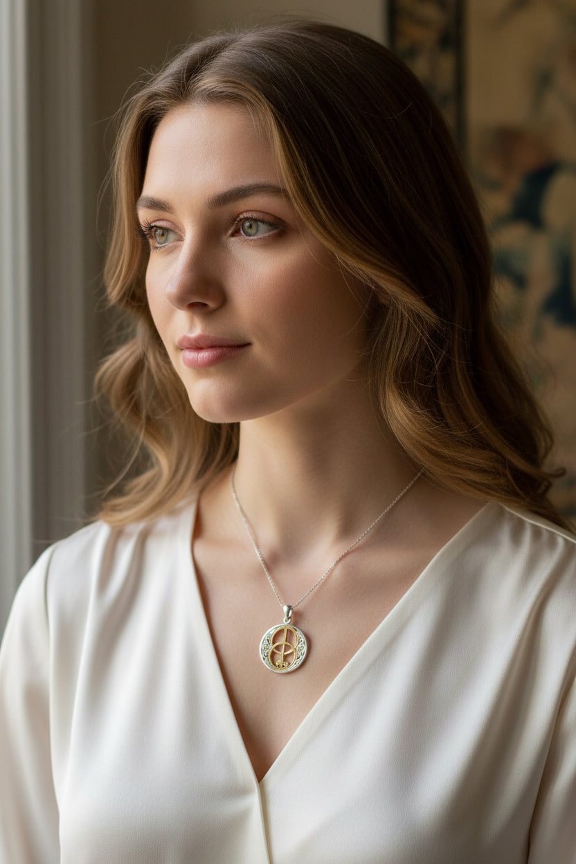 Reganne Chalice Well Necklace in Sterling Silver