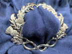 Scottish Thistle Pewter Scarf Ring - Handmade in Scotland